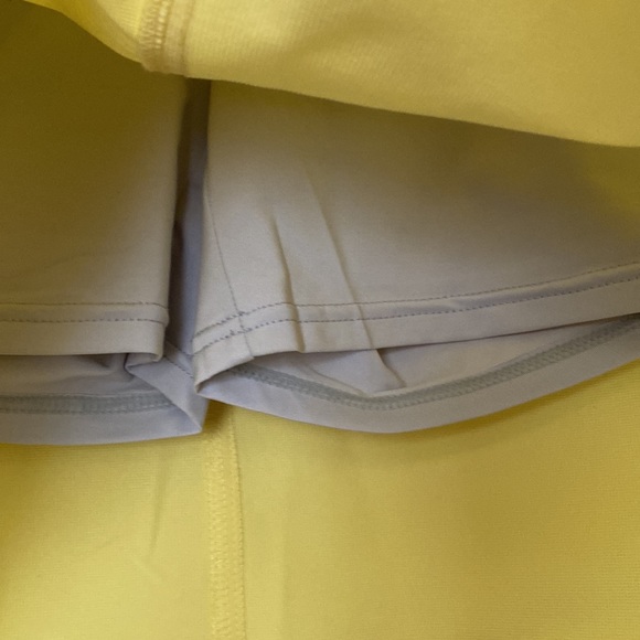 Yellow Sports Skort - Picture 4 of 5